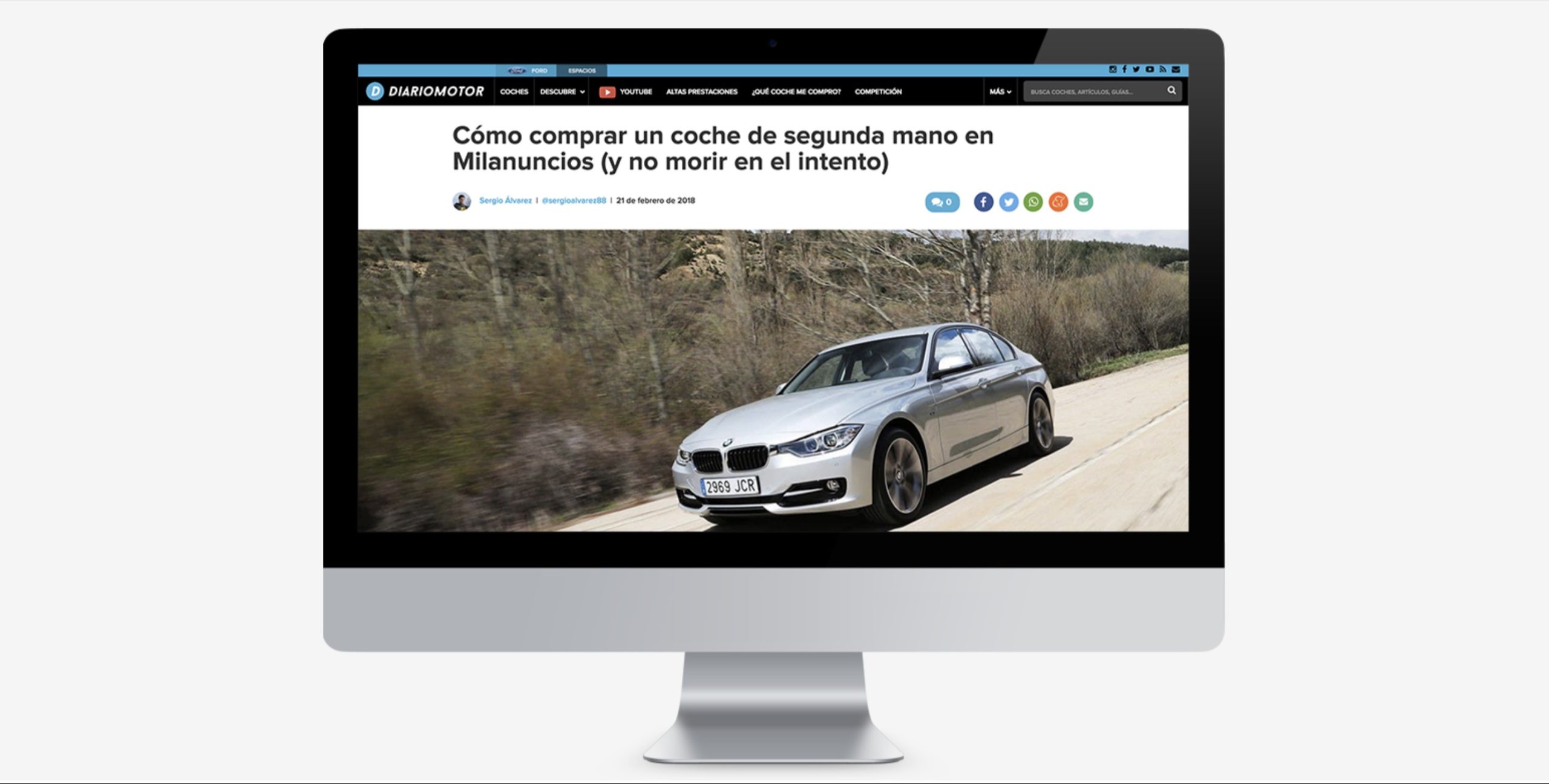 Charla en el IESIDE: el camino entre escribir por diversión y liderar el medio del motor más leído en España